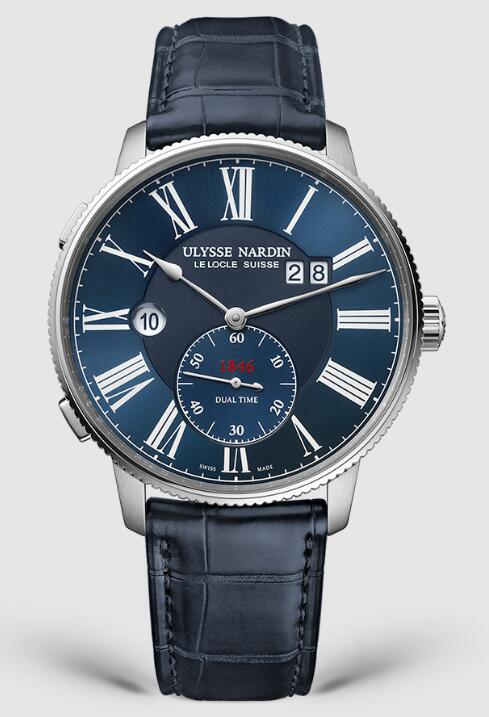 Ulysse Nardin Marine Torpilleur Dual Time 44mm 3343-320-3A/1A Replica Watch